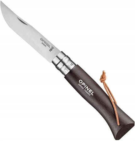 Opinel 8 Inox Colorama Dark Brown knife