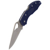 Spyderco Byrd Meadowlark 2 FRN Blue Plain Folding Knife - BY04PBL2