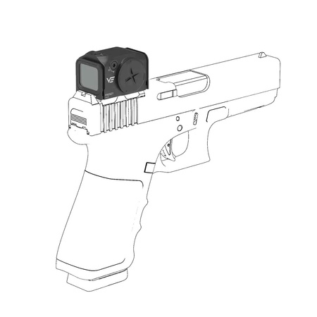 Vector Optics - Frenzy Plus 1x18x22 Red Dot Sight closed collimator - VOD - Black - SCRD-75