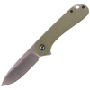 CIVIVI Elementum Flipper Knife Olive Micarta, Satin Finish (C907S)