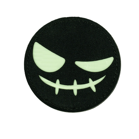 101INC - Luminous patch - Laser Cut Patch Face evil smiley glow