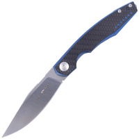 Viper Belone Ti Blue/Carbon Fiber knife, Satin M390 (V5970BLFC)