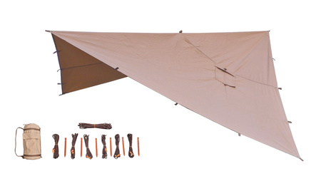 Bushmen - Hot Tarp 3x3 - Cotton Natural