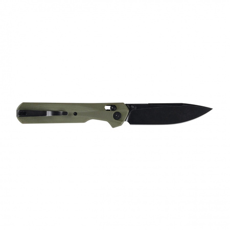 KNIVESPL - The First Sandvik 14C28N folding knife, green G10, black PVD coating
