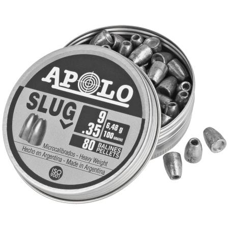 Apolo Slug 100 9 mm shotgun shell, 80 rounds. 6.48g/100.0gr (19308)