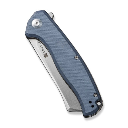 Sencut Traxler Neutral Blue G10, Satin 9Cr18MoV Folding Knife (S20057C-2)