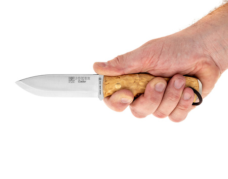 Ember CL122 bushcraft knife - Joker - Karelian Birch