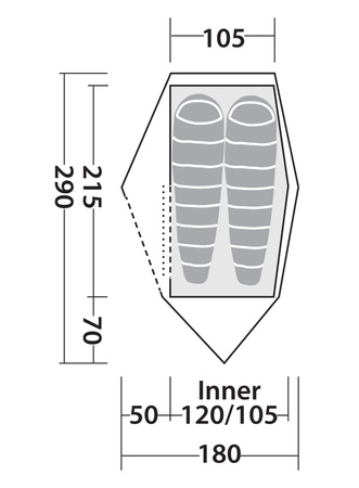 Robens - Challenger 2 Tent - Trail Series