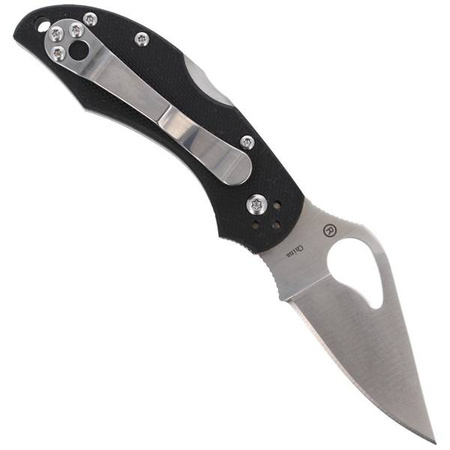 Spyderco Byrd Robin 2 G-10 Black Plain Folding Knife (BY10GP2)