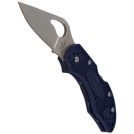 Spyderco Byrd Robin 2 FRN Blue Plain Folding Knife (BY10PBL2)