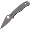 Spyderco Bug Stainless Steel Plain Folding Knife - C133P