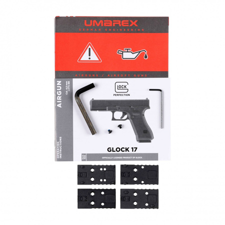 Glock - Glock 17 gen 5 MOS 4.5 mm BB 3J air pistol with plates