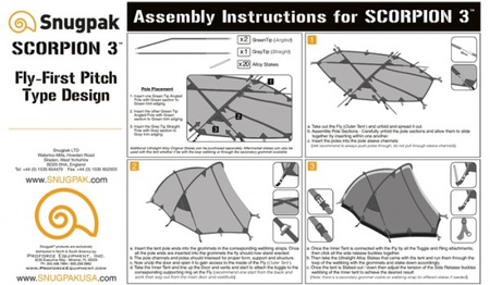 Snugpak Scorpion 3 Olive tent