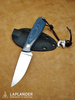 Brisa Necker 70 F knife - Blue Jeans Micarta - Kydex scabbard