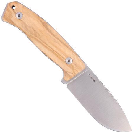 LionSteel Bushcraft Olive Wood knife, Satin Blade M390 (M2M UL)