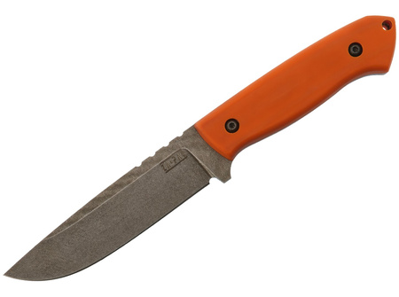 ZA-PAS - Ultra Outdoor Stonewash knife - G10 Orange