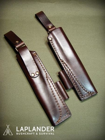 Bushcraft 125 scabbard with flint holder