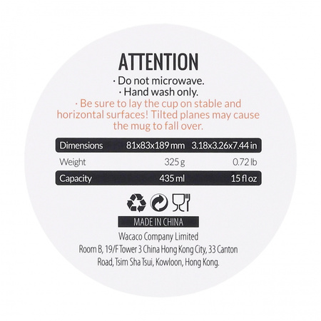 Wacaco - Octorama Grande thermal mug 435 ml cadet blue