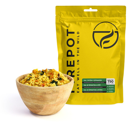 Firepot - Freeze-dried Dal dish with rice and spinach XL -200g 