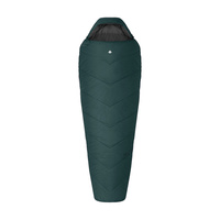 Alpinus - Fiber Pro 800 sleeping bag for left-handed people - green
