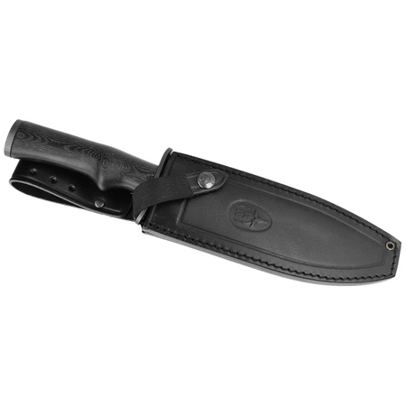 Muela Parabellum Black Micarta, PTFE Niflon 11 X50CrMoV15 knife (PARABELLUM-17N)