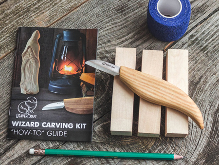 Carving Starter Kit - BeaverCraft DIY03 - Wizart Carving Kit 