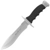 Muela Gray/Black Zamak/ABS knife, Satin Nitro-42 (85-162)