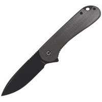 CIVIVI Elementum Flipper Green Micarta, Black Stonewashed knife (C907Z)