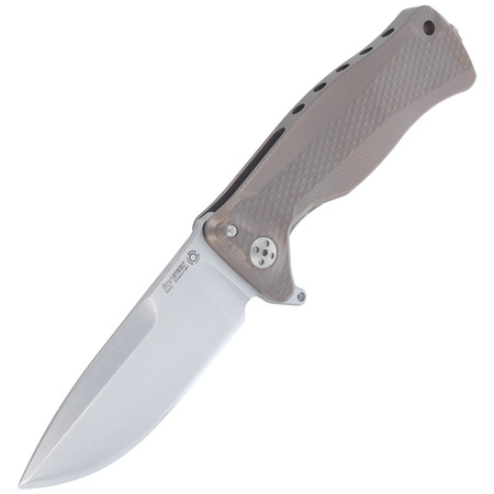 LionSteel SR11 Titanium Bronze, Satin Finish (SR11 B) knife