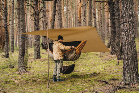 Lesovik DRAKA Golden brown hammock