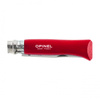 Opinel 8 Inox Origins folding knife red