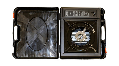 Tourist camping stove + 4 cartridges of gas