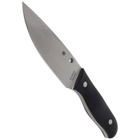 Spyderco Serrata Black G-10 Plain knife - FB32GP