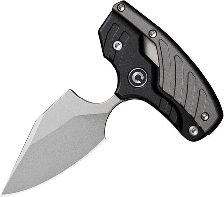 Civivi Typhoeus Black/Gray Aluminum Knife, Stonewashed 14C28N (C21036-3)
