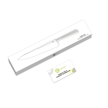 Civivi Chef Knife Milled Black G10, Satin 14C28N (C23048-1)