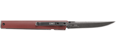 CRKT 7096BKD2 Ceo Burgundy Folding Knife