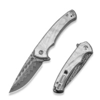 Civivi Voidflare Aluminum G10 Folding Knife, Damascus (C24040-DS1)