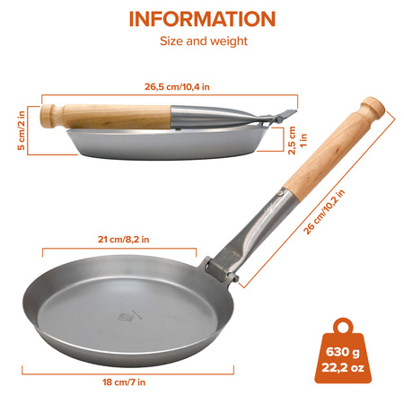 Stabilotherm - Jägarstekpanna Hunter Frying Pan S3 - 21cm