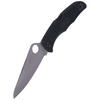 Spyderco Pacific Salt 2 Black FRN Plain Folding Knife (C91PBK2)