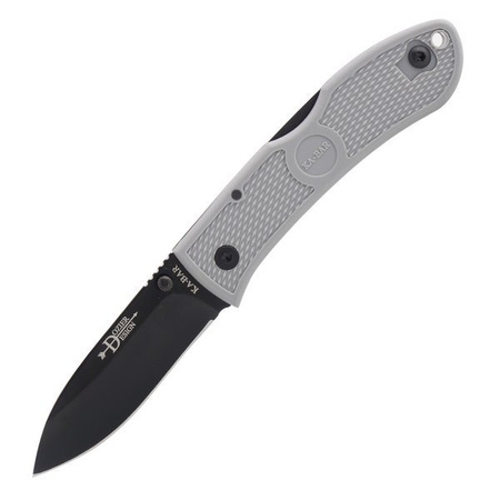 Ka-Bar 4062GY Folding Knife - Dozier Folding Hunter - Gray