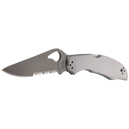 Spyderco Byrd Cara Cara 2 Stainless Combination Folding Knife (BY03PS2)