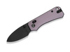 CIVIVI Baby Banter 2 Knife Purple Aluminum, Black Stonewashed Nitro-V by Ben Petersen (C23074-2)