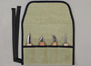 Carving case for 4 carving knives - BeaverCraft 4 Pocket Tool Roll TR4