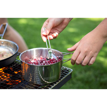 Primus - CampFire Cookset Stainless Steel Hiking Pot Set - Large