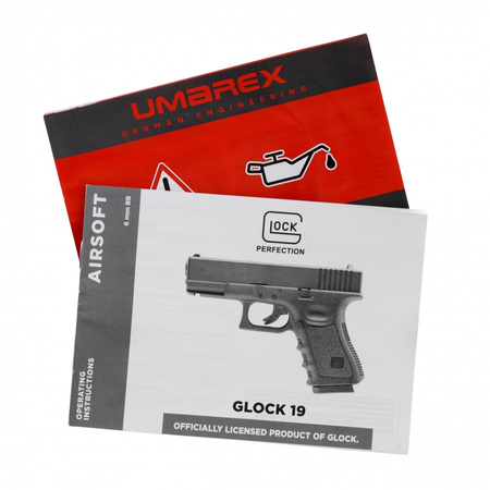 Glock - Replica ASG pistol Glock 19 6 mm