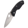 Spyderco Persistence G-10 Black Plain Folding Knife - C136GP