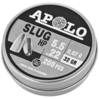 Apolo Slug HP 32 5.5 mm shotgun shell, 200 rounds. 2.07g/32.0gr (19313)