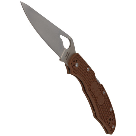 Spyderco Byrd Cara Cara 2 FRN Brown Plain Folding Knife - BY03PBN2