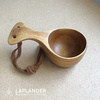 Kuksa - medium with handle - Handmade