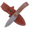 LionSteel Bushcraft Natural Canvas Micarta Knife (M4 CVN)